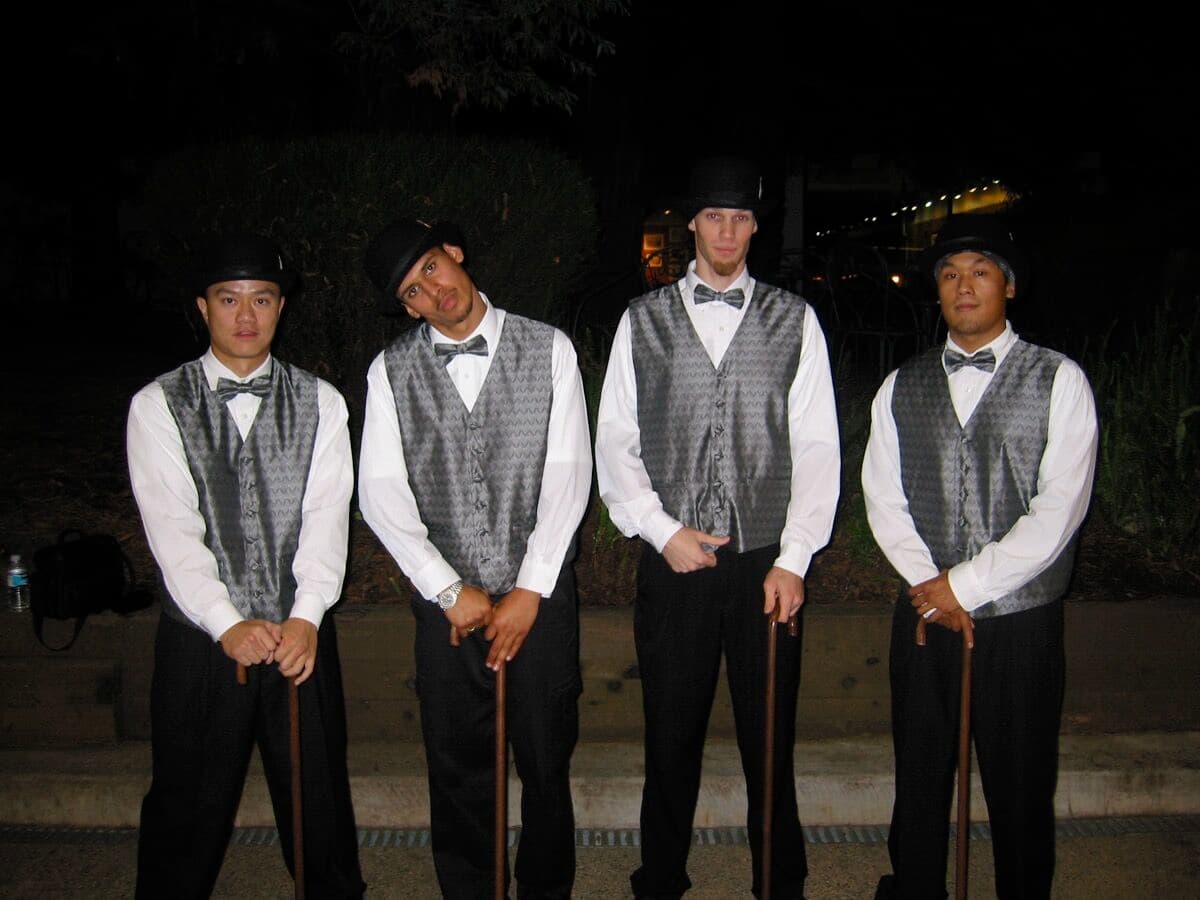 CaliStyles members before a UC Santa Cruz performance CaliStyles at UC Santa Cruz