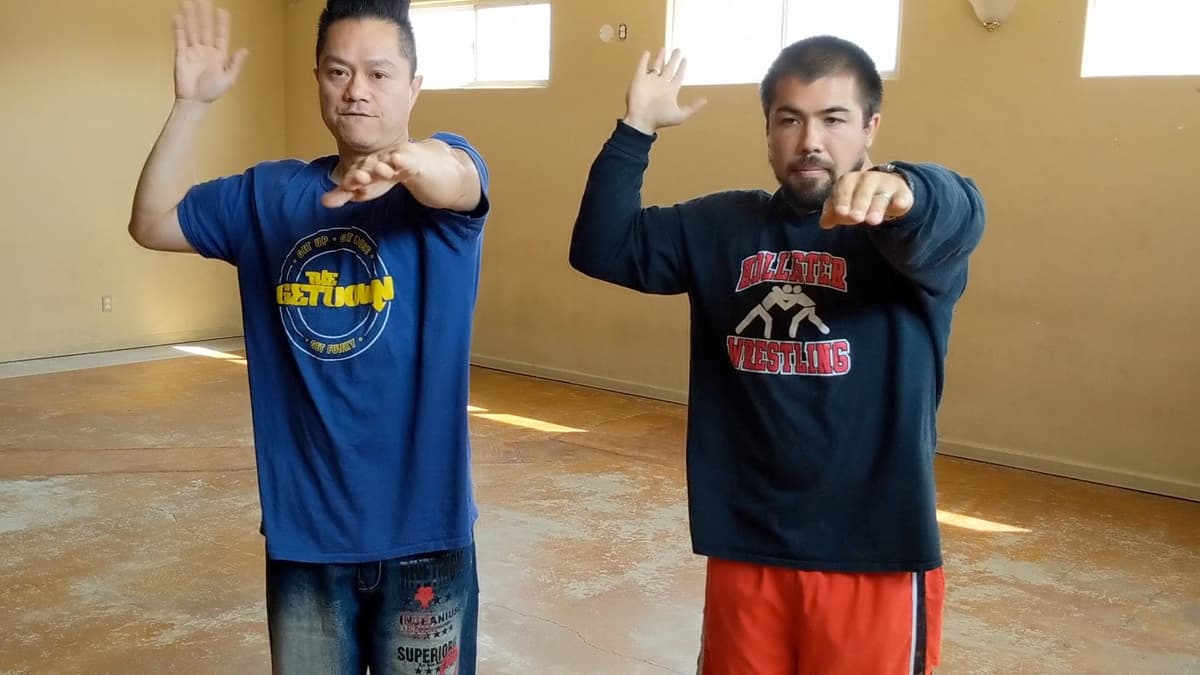 Ceech teaching arm popping technique Ceech teaching arm popping technique